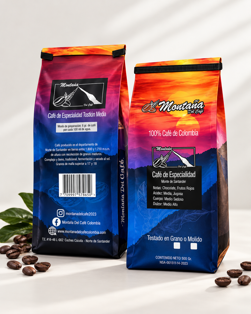 Café en grano & molido 500 G.