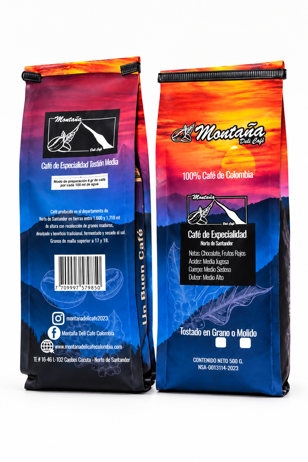 Café en grano & molido 500 G.