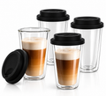 Double Walled Glass Coffee Mugs