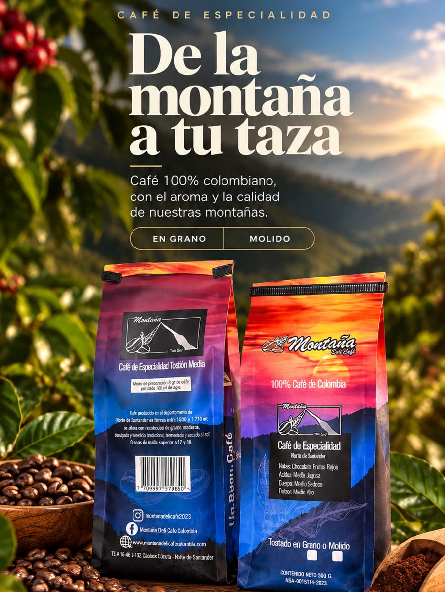 Café en grano & molido 500 G.